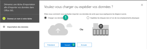 import avec upload