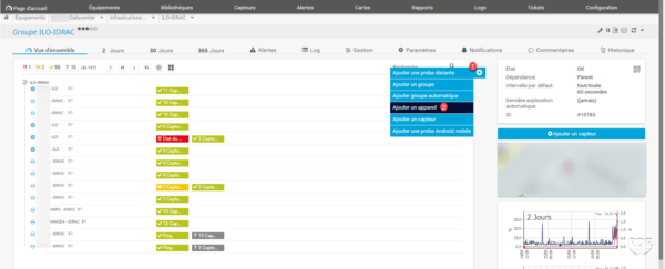 PRTG : ajouter un appareil