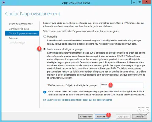 Configuration découverte des serveurs