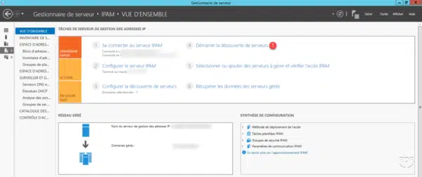 Lancer la découverte des serveurs