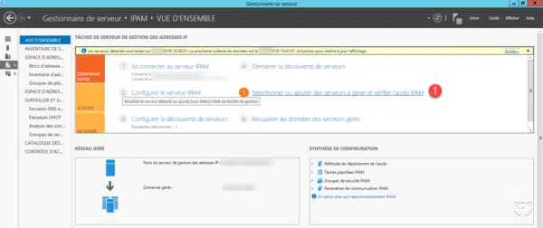 Ajout des serveurs découverts
