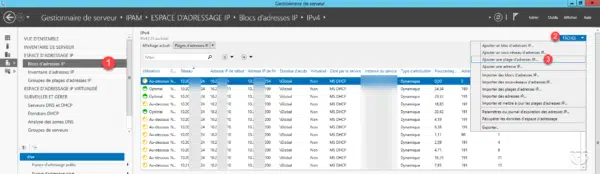 Gestion hors DHCP