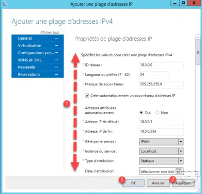 Gestion hors DHCP