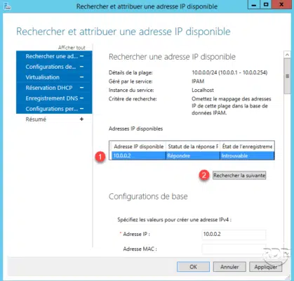 Gestion hors DHCP