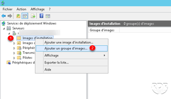 WDS ajout groupe image