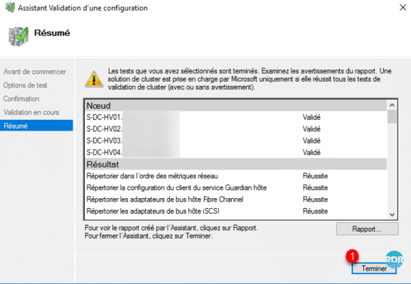 tests passés