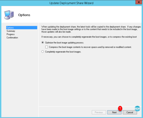 Assistant update WinPE