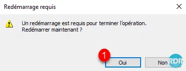 Redemarrer le serveur