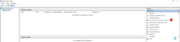 Gestionnaire Hyper-V