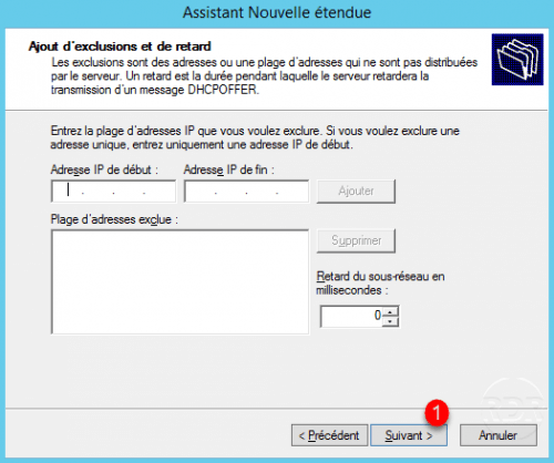 Addresses to exclude