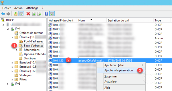 Lista de arrendamientos