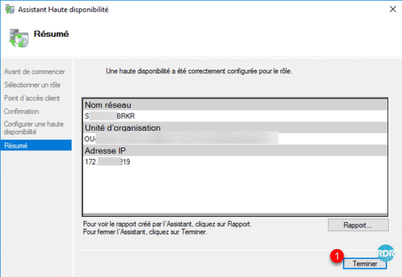 Fermer l'assistant