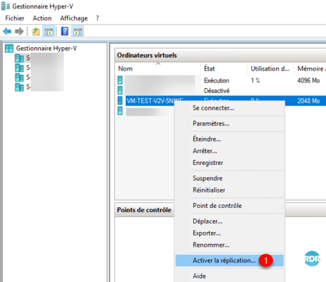 Activer la réplication sur un hote en standalone