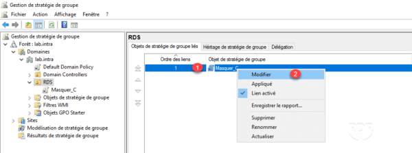 Modifier la stratégie
