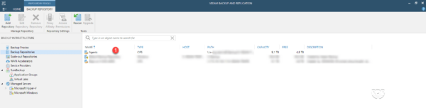 Depot visible dans la liste