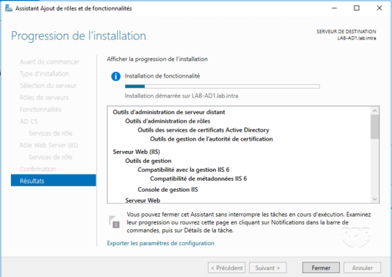 Installation en cours....
