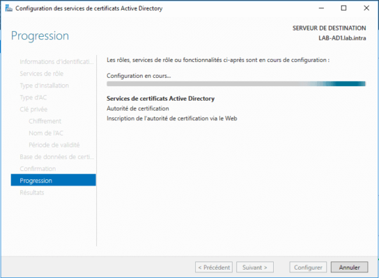 Configuration en cours...