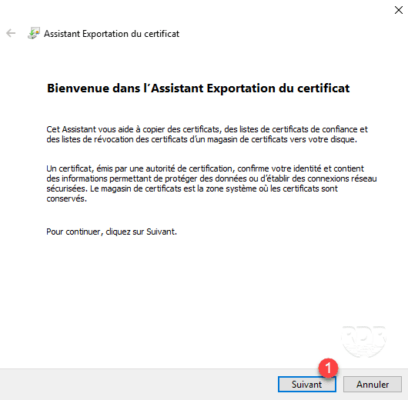 Assistant export