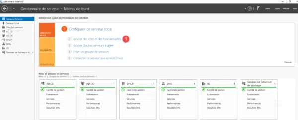 Gestionnaire de serveur