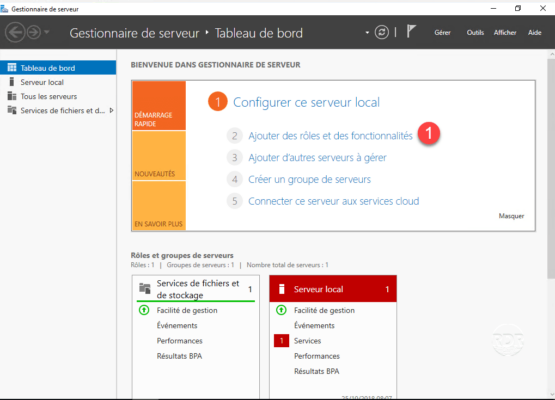 Gestionnaire de serveur