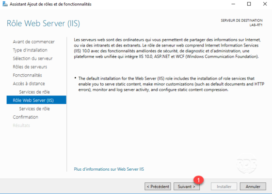 Resume service Routage