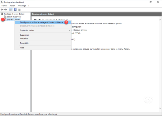 Ouvrir assistant de configuration