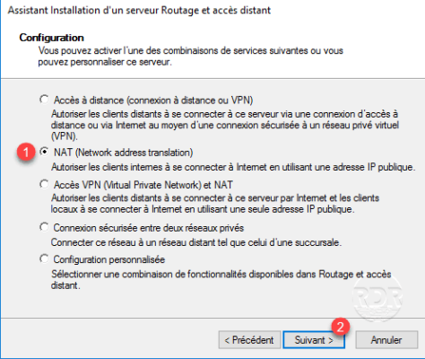 Configuration NAT