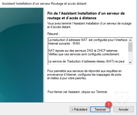 Configuration terminée