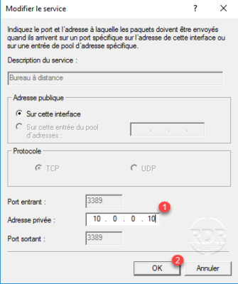 IP de destination