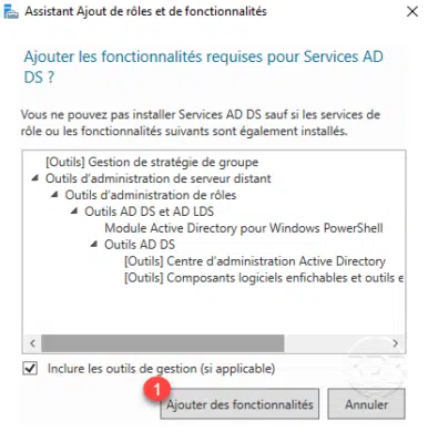 Ajout des fonctionnalités lié à l'AD