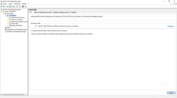 Gestion des stratégies de groupe