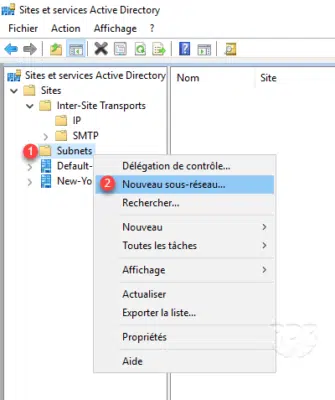 Création réseau