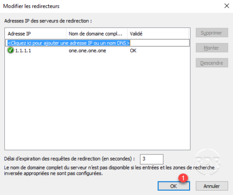 serveur et service dns validé
