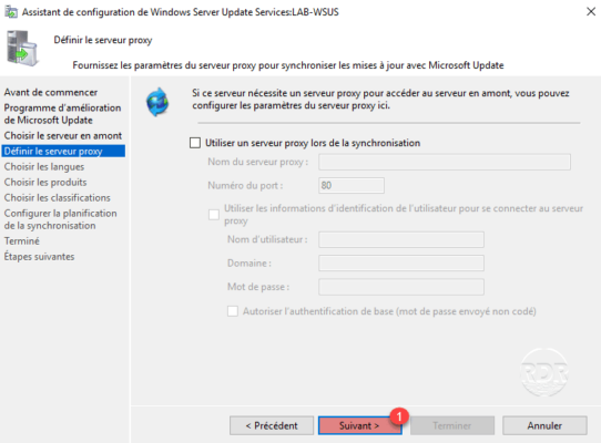 Configuración de proxy
