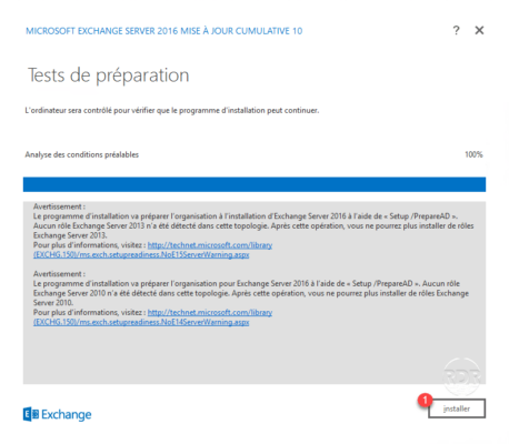 Démarrer l'installation
