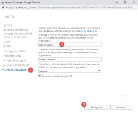 Config external URI
