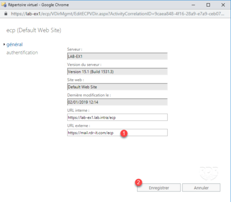 Config external uri