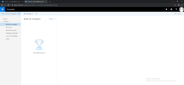 mailbox opened