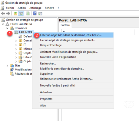 Create GPO