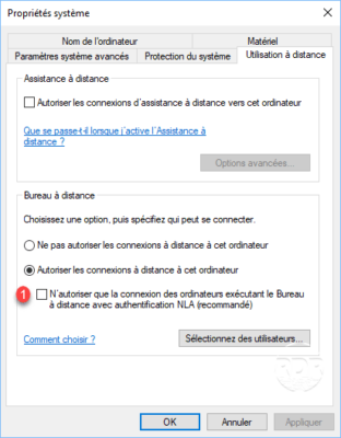 Disable NLA