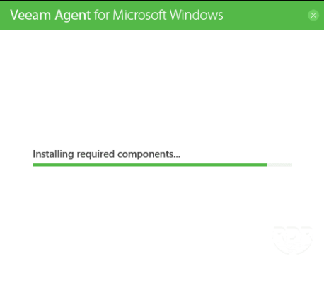 Veeam Agent installing