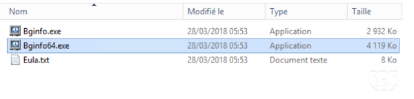 Lauch BgInfo
