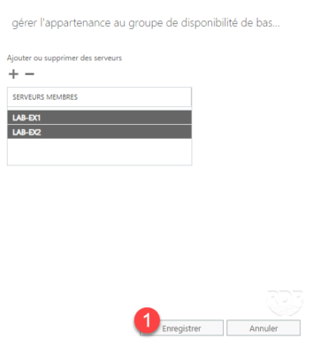 Save server on DAG
