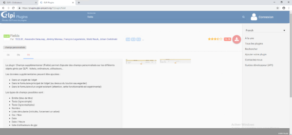 Page web Fields