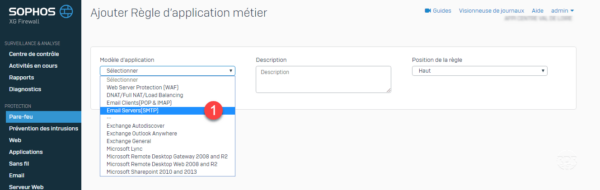SMTP rule