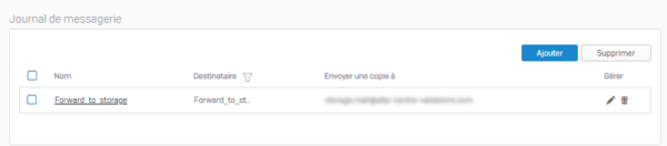 email log