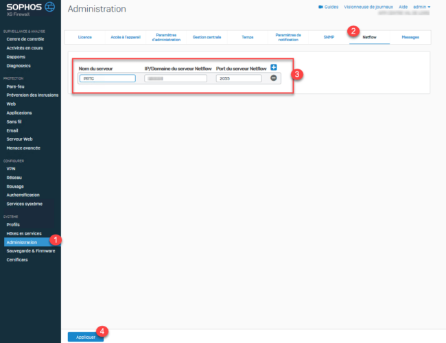 Sophos XG - Netflow