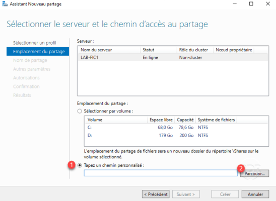 configure the location