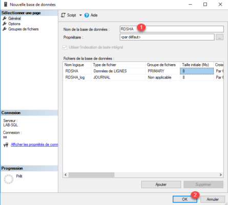 Database name