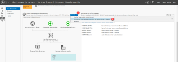 Change admin server